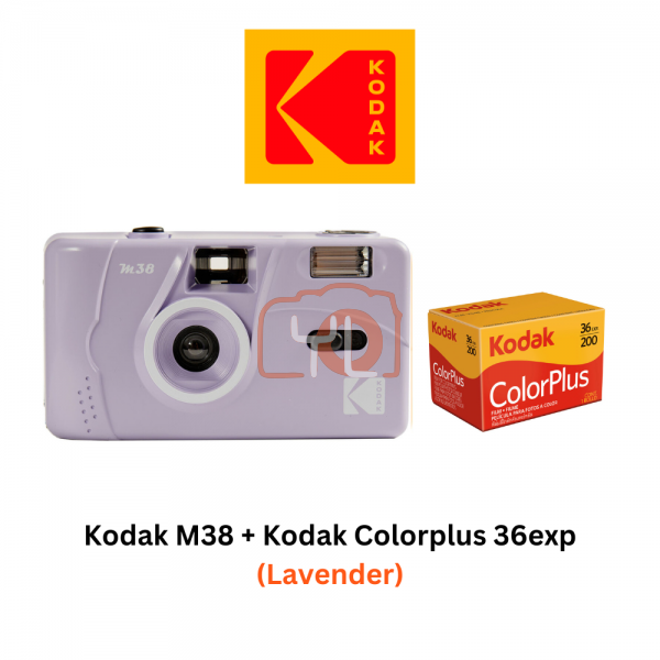 Kodak M38 Film Camera + Kodak Colorplus 200 (Lavender)