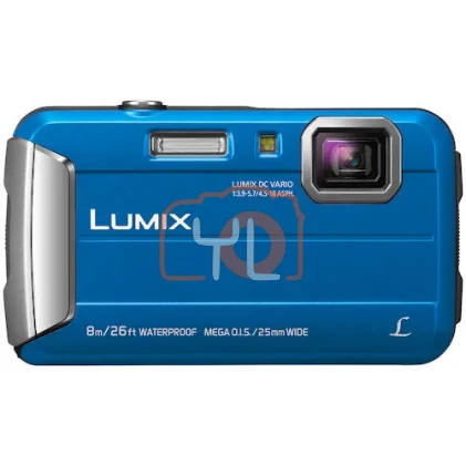 Panasonic Lumix DMC-FT30 Tough ShBockproof, Dustproof and Freezeproof Compact Camera  (Blue) - （Free Sandisk 16GB 90MB  Extreme SD Card & PHS33V2 Case）