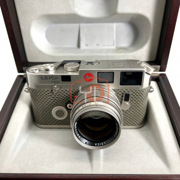 [USED-PJ33] Leica M6 Platinum Edition 150 Jahre Photography /75 Jahre 10450 With 50mm F1.4 Summilux-M, 95%Like New Condition