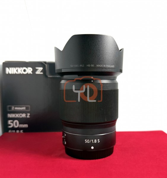 [USED-PJ33] Nikon 50mm F1.8 S Z, 95% Like New Condition (S/N:20190007)