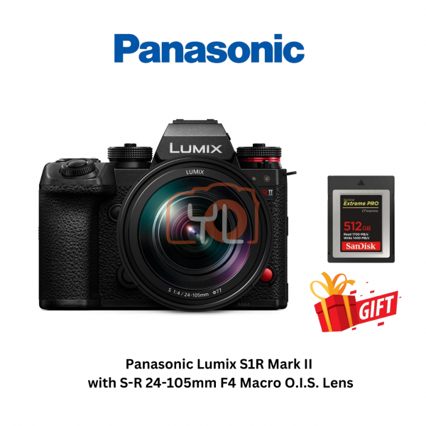 Panasonic Lumix S1R Mark II with S-R 24-105mm F4 Macro O.I.S. Lens