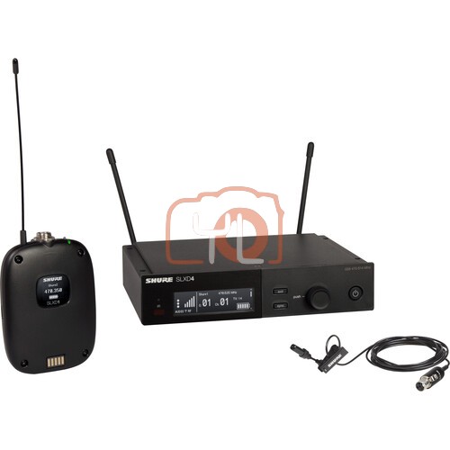 Shure SLXD14A/UL4B  Wireless System with SLXD1 Bodypack Transmitter and UL4B UniPlex Cardioid Lavalier Microphone