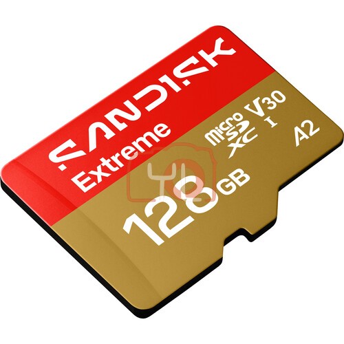 SanDisk 128GB Extreme UHS-I microSDXC Memory Card