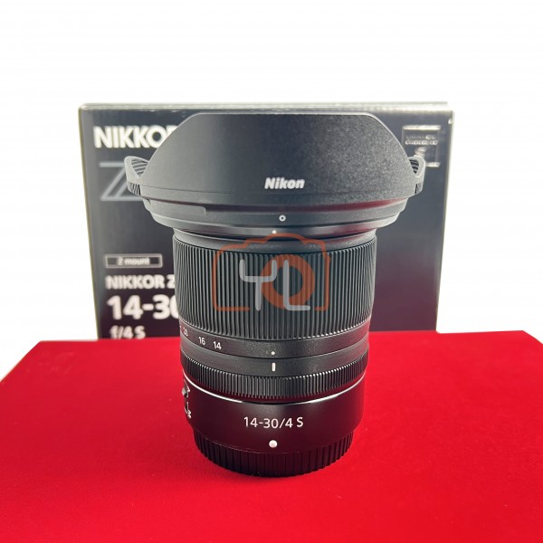 [USED-PJ33] Nikon 14-30mm F4 S Z, 85% Like New Condition (S/N:20006714)