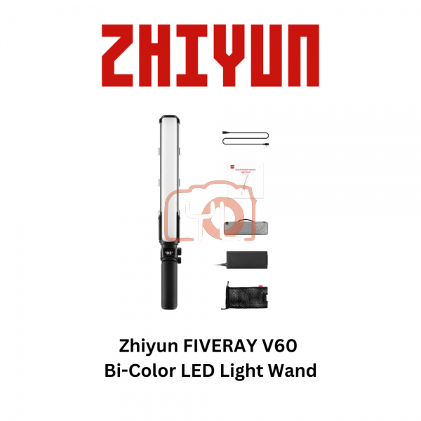 Zhiyun FIVERAY V60 Bi-Color LED Light Wand (Black)