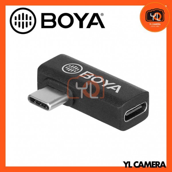 Boya BY-K5 USB Type-C Female to Male Right-Angle Adapter