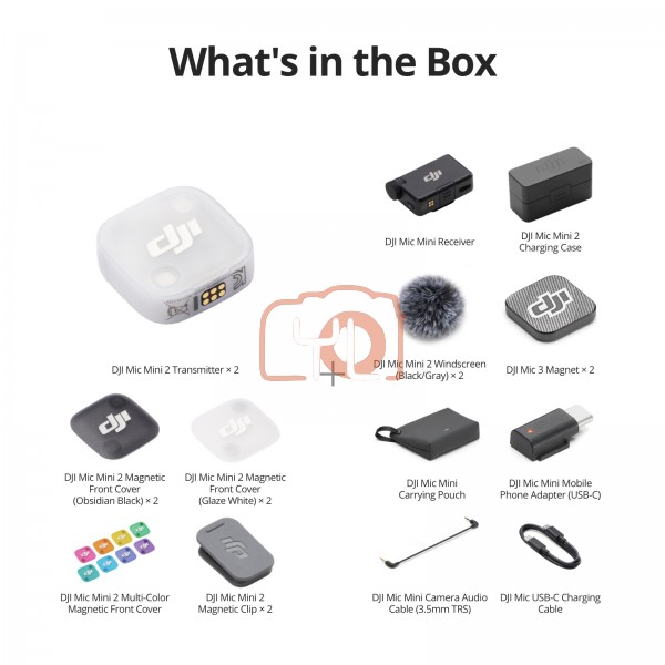 DJI Mic Mini 2 ( 2 TX + 1 RX + Charging Case )