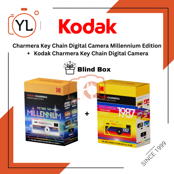 Kodak Charmera Millennium Edition Digital Camera + Kodak Charmera Key Chain Digital Camera