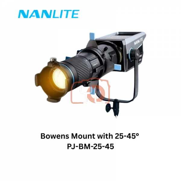 Nanlite PJ-BM-25-45 Bowens Mount Projection Attachment 25°-45°