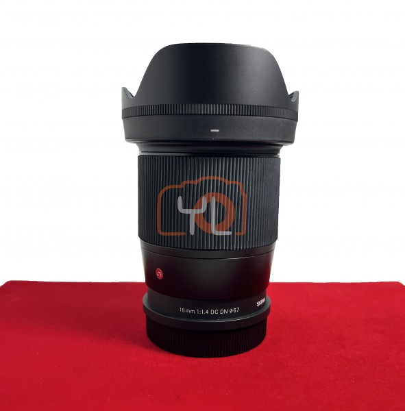 USED-PJ33] Sigma 16mm F1.4 DC DN Contemporary (L-Mount)  , 95% Like New Condition (S/N:55167701)
