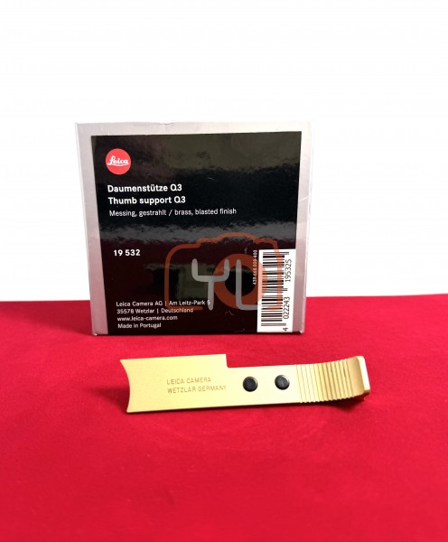 [USED-PJ33] Leica Thumb Support Brass 19532 (Q3), 95% Like New Condition
