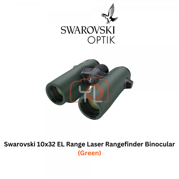 Swarovski 10x32 EL Range Laser Rangefinder Binocular (Green)