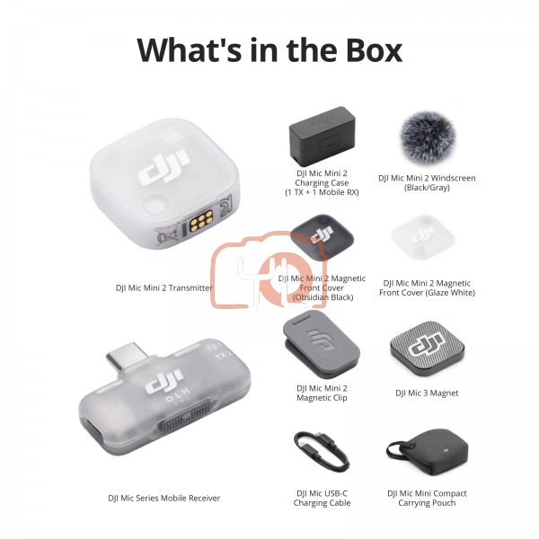 DJI Mic Mini 2 ( 1 TX + 1 Mobile RX + Charging Case )