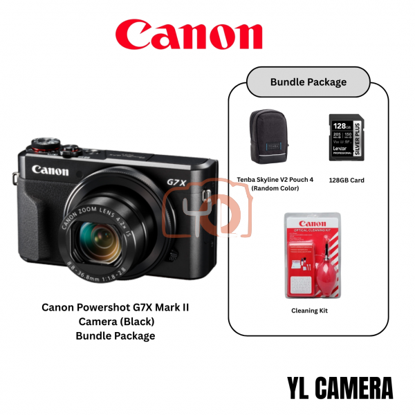 Canon POWERSHOT G7X Mark II (Bundle Set)