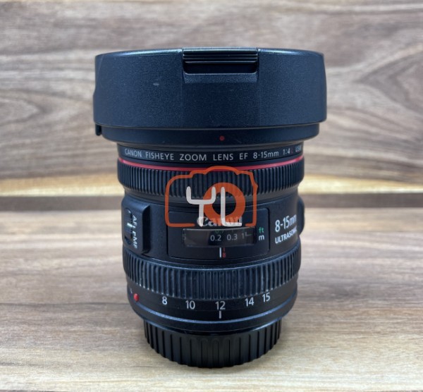 [USED @ YL LOW YAT]-Canon EF 8-15mm F4L Fisheye USM Lens,90% Condition Like New,S/N:8000000680