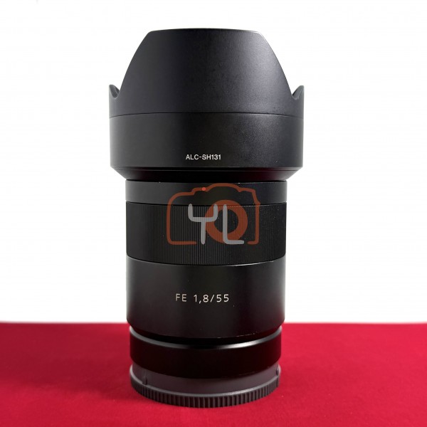 [USED-PJ33] Sony 55mm F1.8 ZA FE, 85% Like New Condition (S/N:535713)