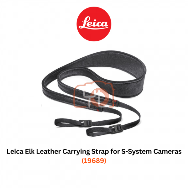 Leica Elk Leather Carrying Strap for S-System Cameras (19689)