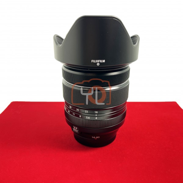 [USED-PJ33] Fujifilm 16-80mm F4 R OIS WR XF, 95% Like New Condition (S/N:9DA06325)