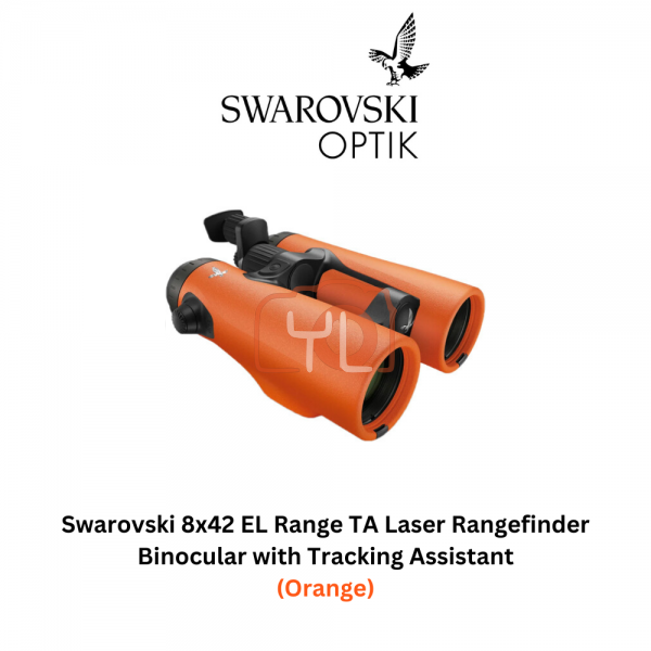 Swarovski 8x42 EL Range TA Laser Rangefinder Binocular with Tracking Assistant (Orange)