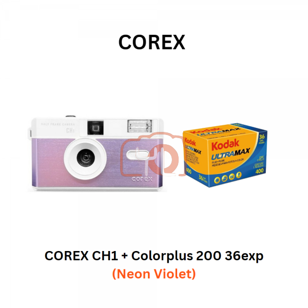 Corex CH11 + Kodak Ultramax 400 36exp (Neon Violet)