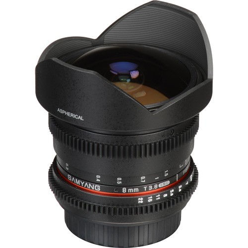 Samyang 8mm T3.8 Cine UMC Fisheye CS II Lens for Nikon Mount