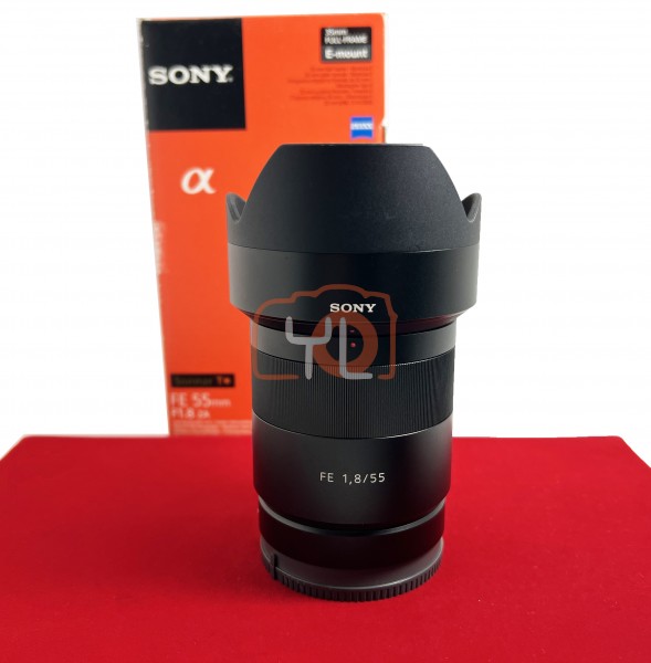 [USED-PJ33] Sony 55mm F1.8 ZA FE , 95% Like New Condition (S/N:0241577)