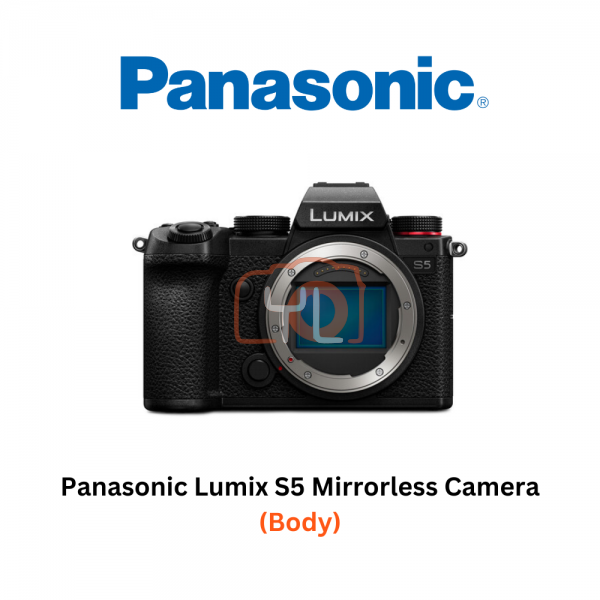 Panasonic Lumix S5 Mirrorless Camera - FREE SANDISK 64GB EXTREME PRO SD CARD + PGS81KK