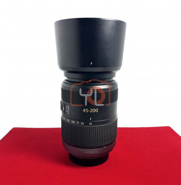 [USED-PJ33] Panasonic 45-200mm F4-5.6 Lumix G Vario Mega OIS, 90% Like New Condition (S/N:XT0FA004522)