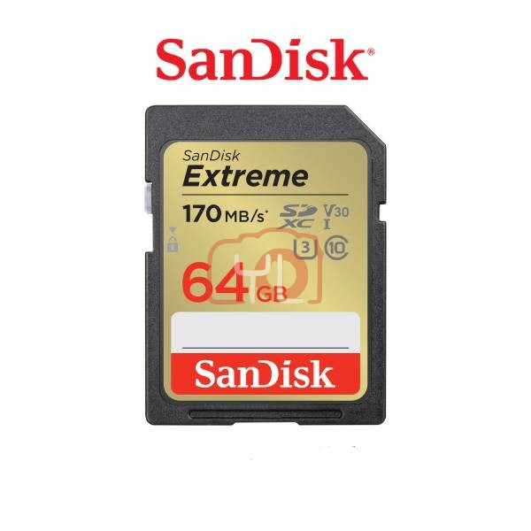 SanDisk 64GB Extreme UHS-I SD Card (170MB/s)