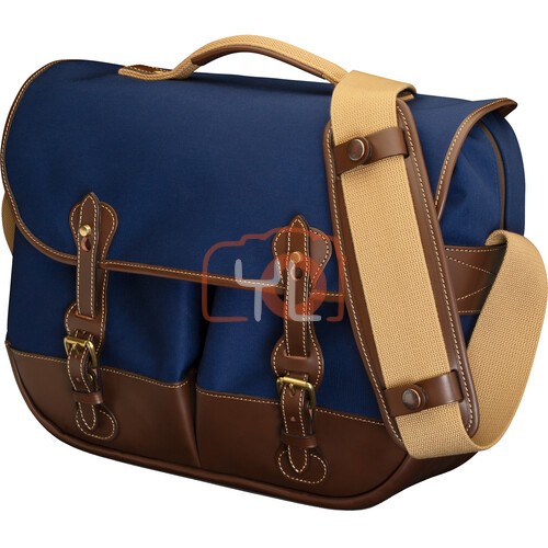 Billingham Eventer MKII Camera Bag (Navy Canvas and Chocolate Leather)