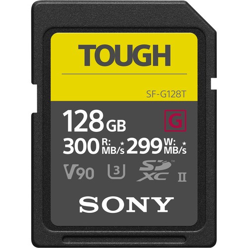 Sony 128GB SF-G Tough Series UHS-II SDHC Memory Card