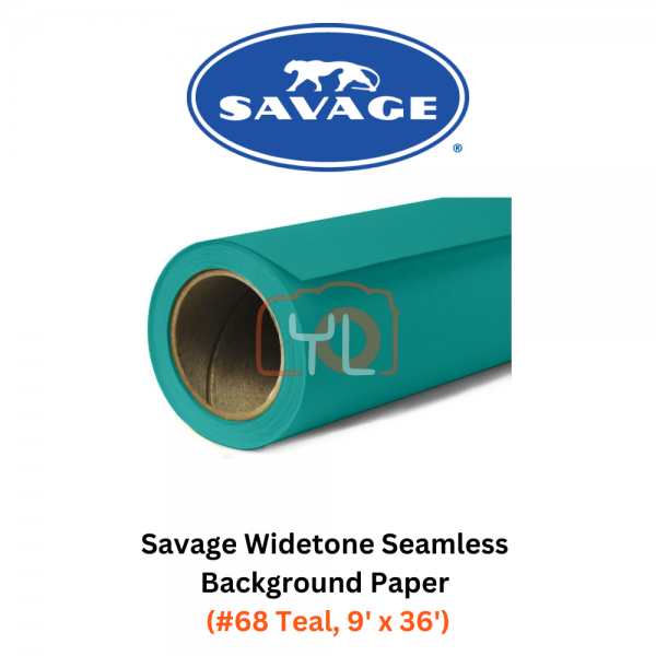 Savage Widetone Seamless Background Paper (#68 Teal, 9' x 36')