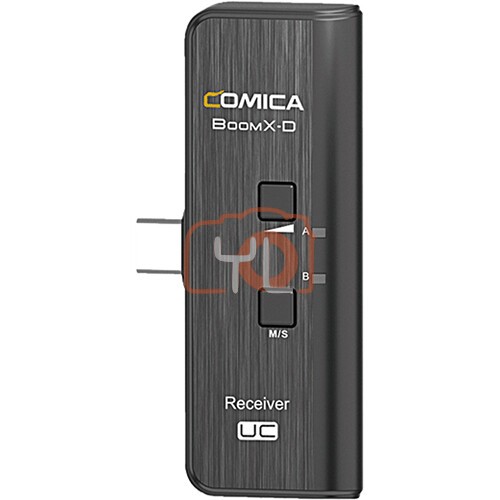 Comica Audio BoomX-D UC RX Dual-Channel Digital Wireless Receiver for USB Type-C Android Smartphones (2.4 GHz)