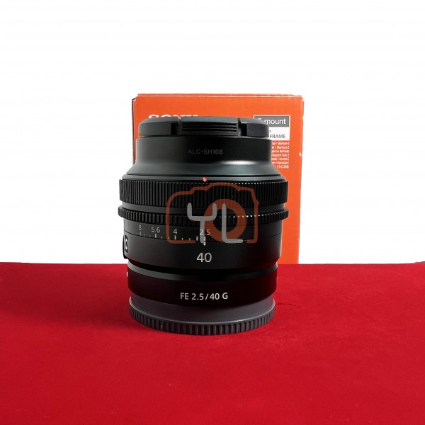 [USED-PJ33] Sony 40mm F2.5 G FE , 90% Like New Condition (S/N:1851443)