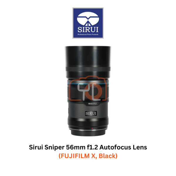 Sirui Sniper 56mm f/1.2 Autofocus Lens (FUJIFILM X, Black)