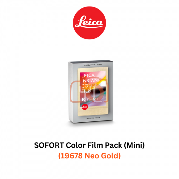 Leica SOFORT Color Film Pack (Mini) - 19678 Neo Gold