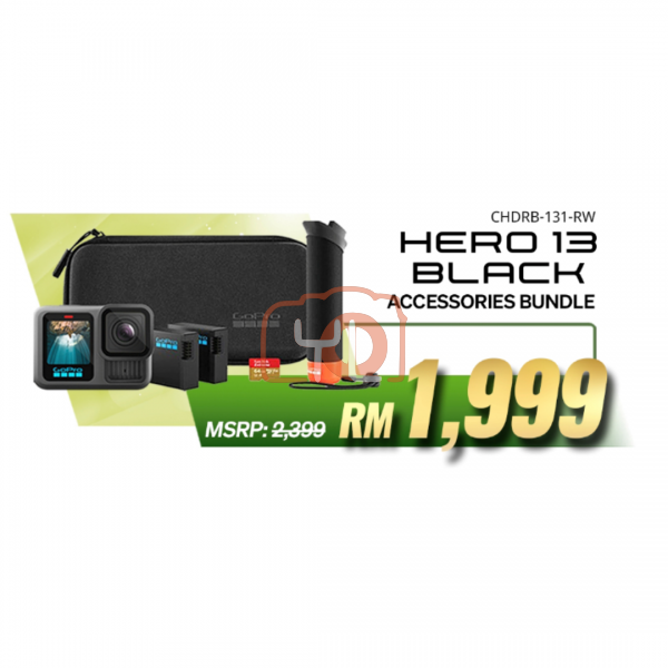 GoPro HERO13 Black & Accessories Bundle(RAMADAN PROMO)