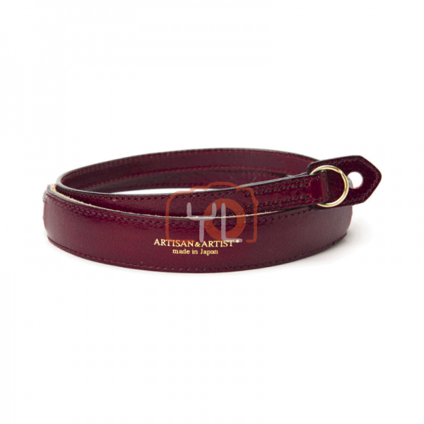 Artisan & Artist ACAM-255 Leather Camera Strap (Burgundy Red)
