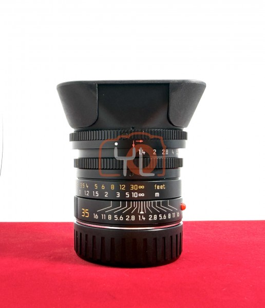 [USED-PJ33] Leica 35mm F1.4 Summilux-M ASPH 11874 (Have Fungus at Black Element Group), 85% Like New Condition (S/N:3859280)