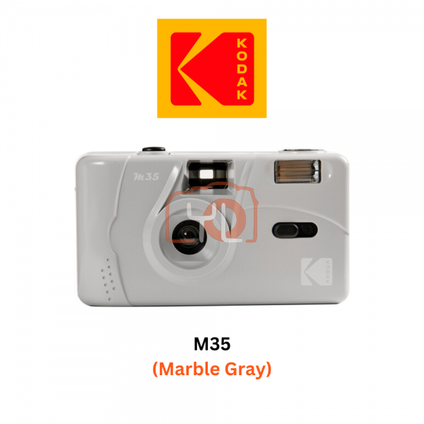 Kodak M35 Film Camera with Flash (Marble Gray)