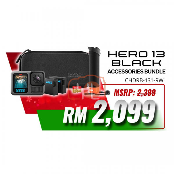 GoPro HERO13 Black & Accessories Bundle(CHRISTMAS PROMO)