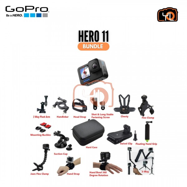 GoPro HERO11 Black Bundle Kit Set
