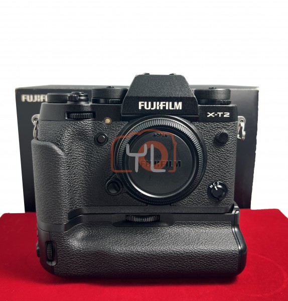 [USED PJ33] Fujifilm X-T2 + VBP-XT2 Grip With 2 Original Battery ,90% Like New Condition (S/N:73M62225)