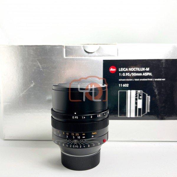 [USED-PJ33] Leica 50mm F0.95 Noctilux-M ASPH 11602 , 90% Like New Condition (S/N:4117776)
