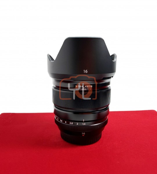 [USED-PJ33] Fujifilm 16mm F1.4 R WR XF , 90% Like New Condition (S/N:68A04247)