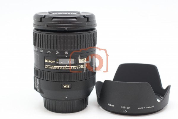 [USED-PUDU] NIKON 16-85MM F3.5-5.6 VR AFS DX LENS 95%LIKE NEW CONDITION SN:22051957