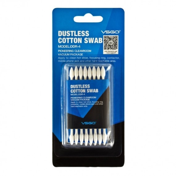 VSGO DDR4 Anti-Static and Lint-Free Dustless Cotton Swab for DSLR or SLR Camera, Phone and Keyboard, White