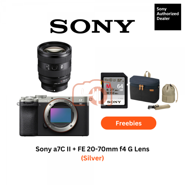 Sony a7C II + FE 20-70mm f4 G Lens (Silver)