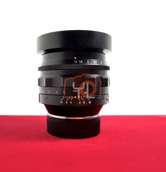 [USED-PJ33] Voigtlander 50MM F1.1 Nokton VM (Leica M) ,95%Like New Condition  (S/N:8430283)