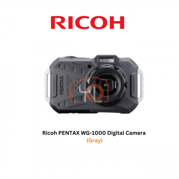 Ricoh PENTAX WG-1000 Digital Camera (Gray)